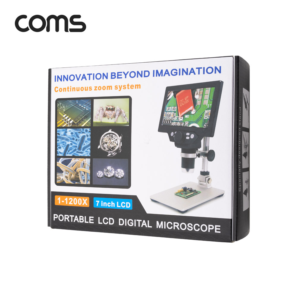 Coms 7형 HD LCD 디지털 현미경 1200배율 / 1-1200X 고배율