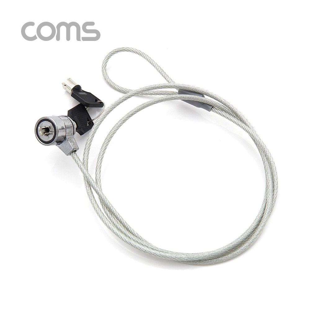 Coms 노트북 잠금장치 (key lock) / 도난방지 / 1.2m