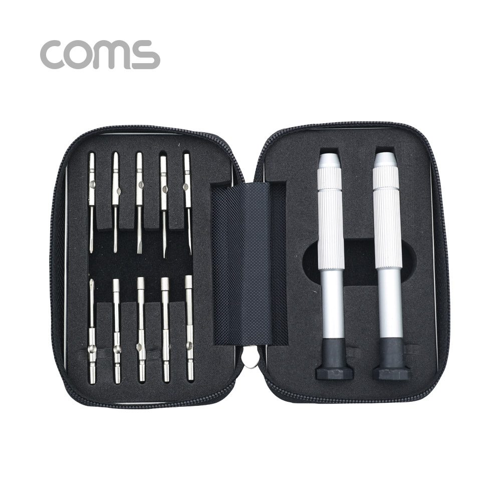 Coms 휴대용 포켓 공구 - 초정밀 드라이버 세트/ 시계, 안경 등 수리 / 분해