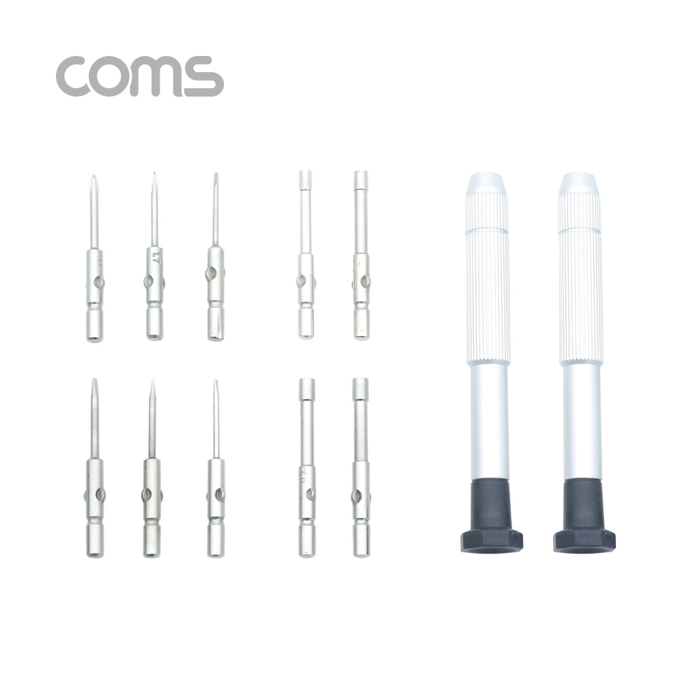 Coms 휴대용 포켓 공구 - 초정밀 드라이버 세트/ 시계, 안경 등 수리 / 분해