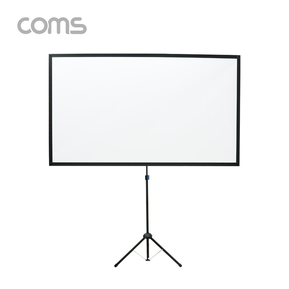 Coms 프로젝터 스크린 / 203cm(80형) / 전용 삼각대
