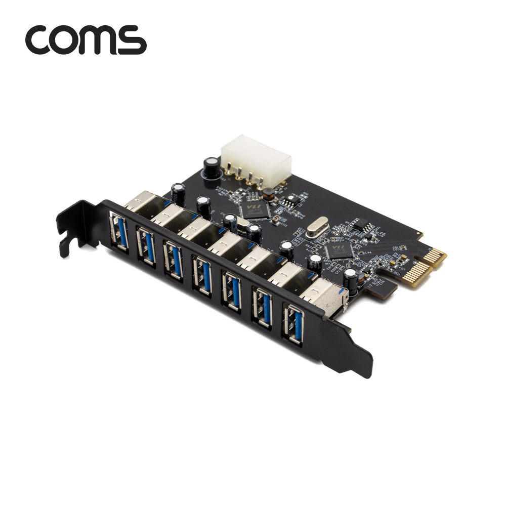 Coms USB 3.0 7Port PCI-express card / 7포트 / PCI-E 카드