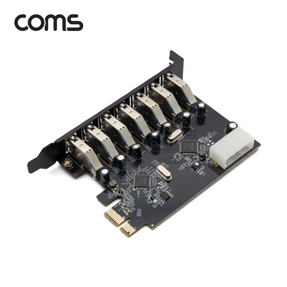 Coms USB 3.0 7Port PCI-express card / 7포트 / PCI-E 카드