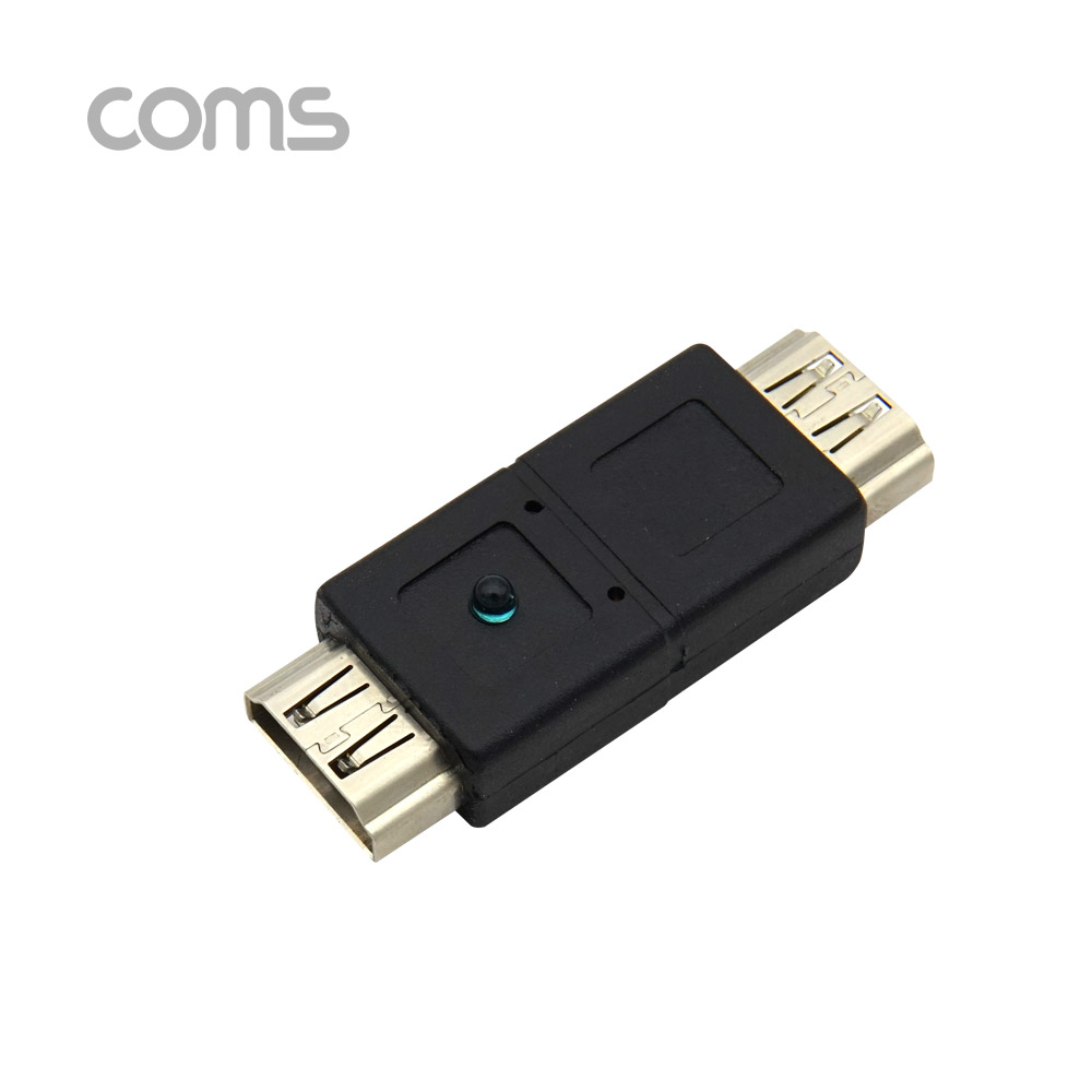 Coms HDMI 일체형 LED 젠더 (F/F) / Blue LED