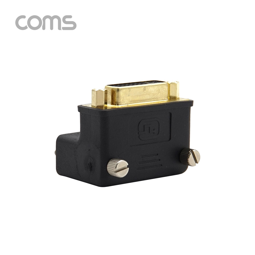 Coms DVI 젠더(연장 M/F) / 꺾임(꺽임) / DVI-I / Dual