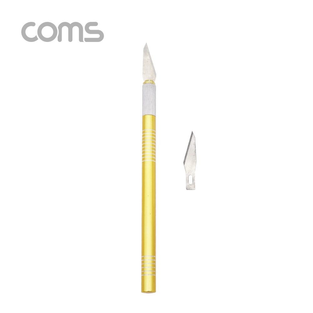 Coms 커터칼, 보조칼날(5ea) 세트 / 칼날 교체 / 공예 / 다용도 나이프 / 15cm