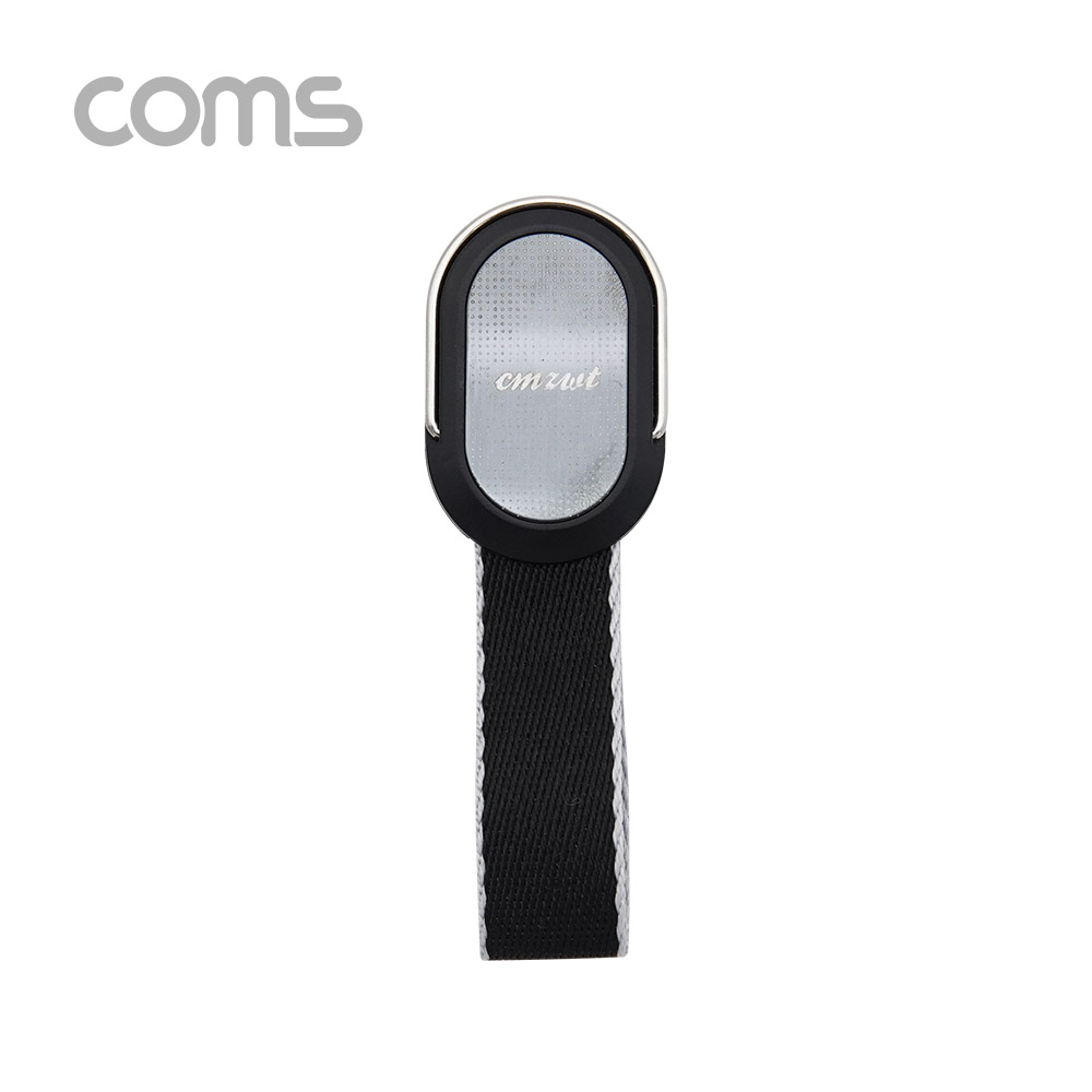 Coms 스마트폰 그립패드 / 홀더 / Black