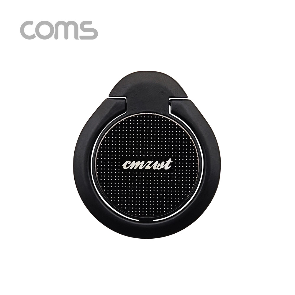 Coms 스마트폰 링 홀더 / 초슬림 / 35mm / Black