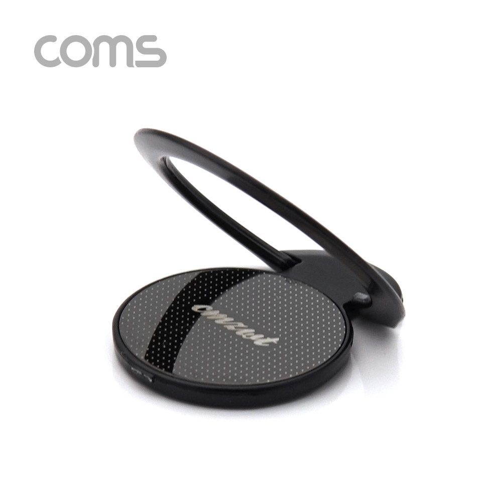 Coms 스마트폰 링 홀더 / 초슬림 / 35mm / Black