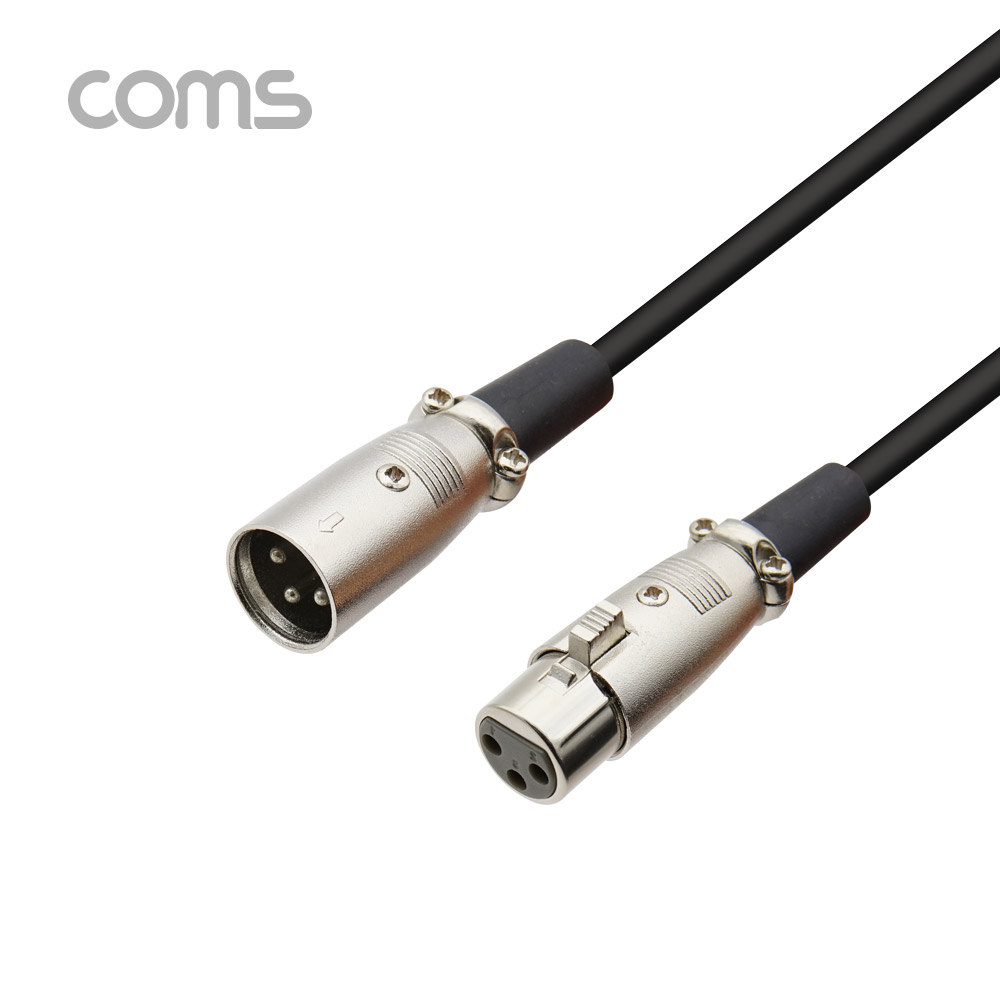 Coms 캐논 케이블 연장 / XLR(3P Mic) M/F / 3M