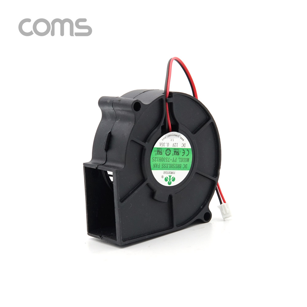 Coms 쿨러(Blower Fan) 블로워 팬 / 2P / 팬 60mm / 75x75x30mm
