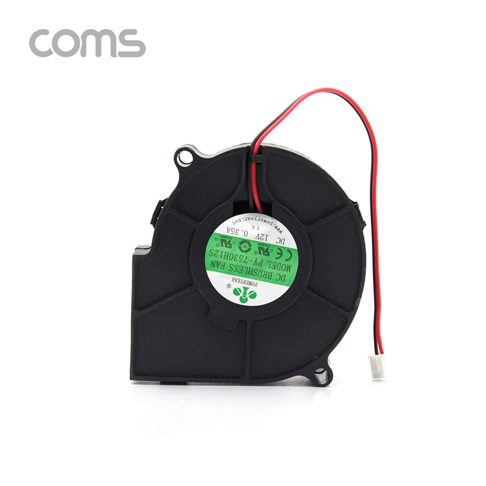 Coms 쿨러(Blower Fan) 블로워 팬 / 2P / 팬 60mm / 75x75x30mm