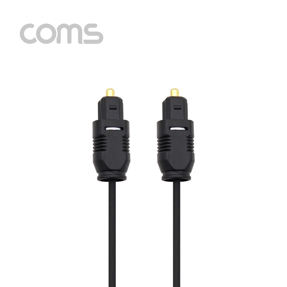 Coms 오디오광 케이블(2∮/각-각) 7M - 2∮, Toslink to Toslink