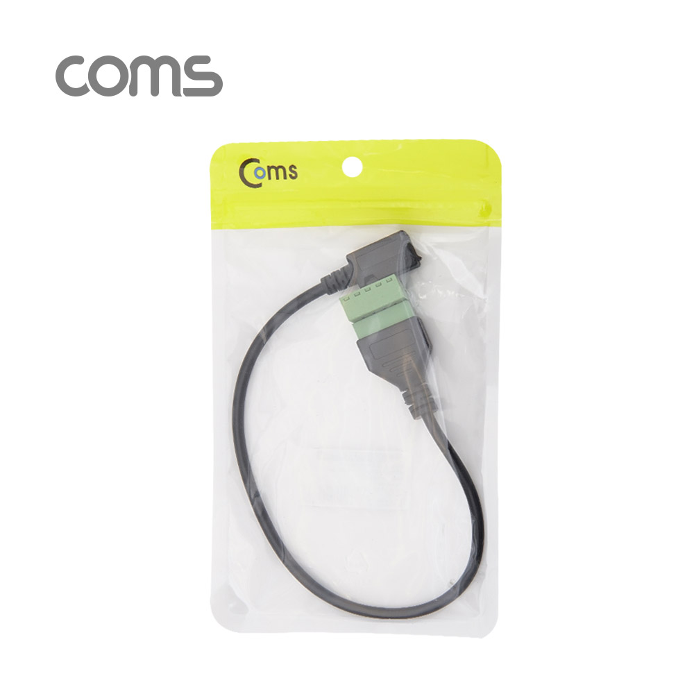 Coms 터미널 변환 케이블 30cm(USB) Micro B(F)/5Pin 터미널