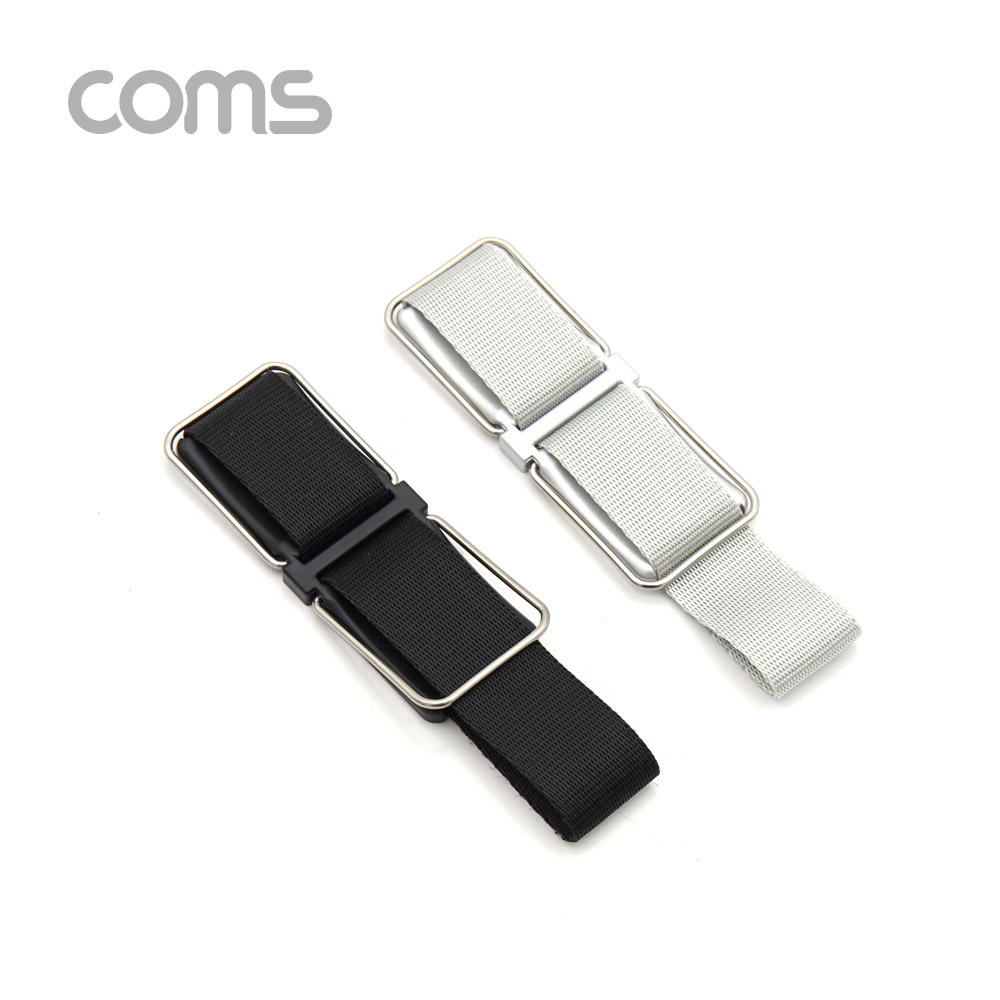 Coms 스마트폰 그립패드 2핑거 / 홀더 / Gray