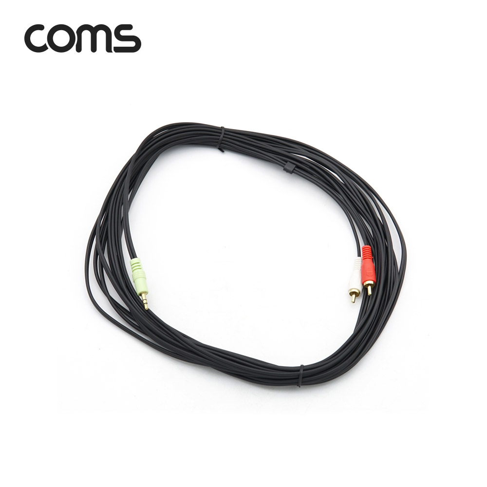 Coms 스테레오/RCA 2선 케이블 7m/Stereo