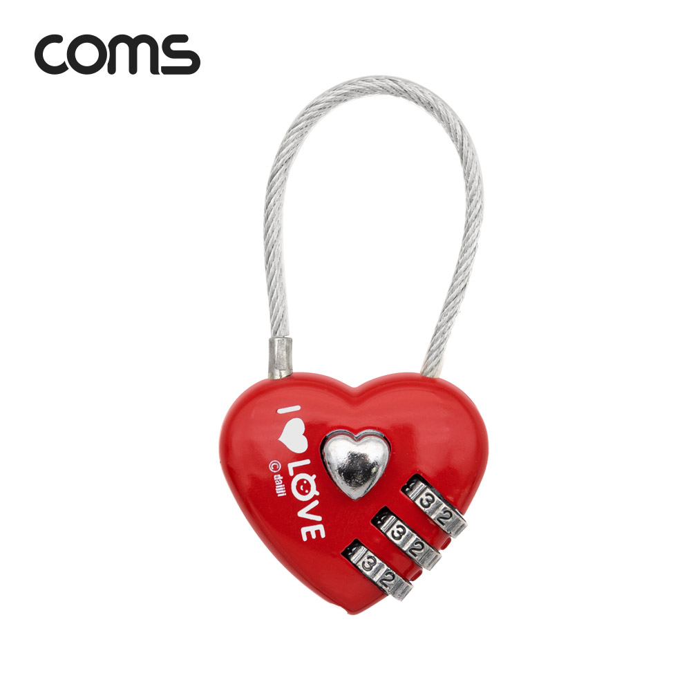 Coms 도난방지 번호키 자물쇠