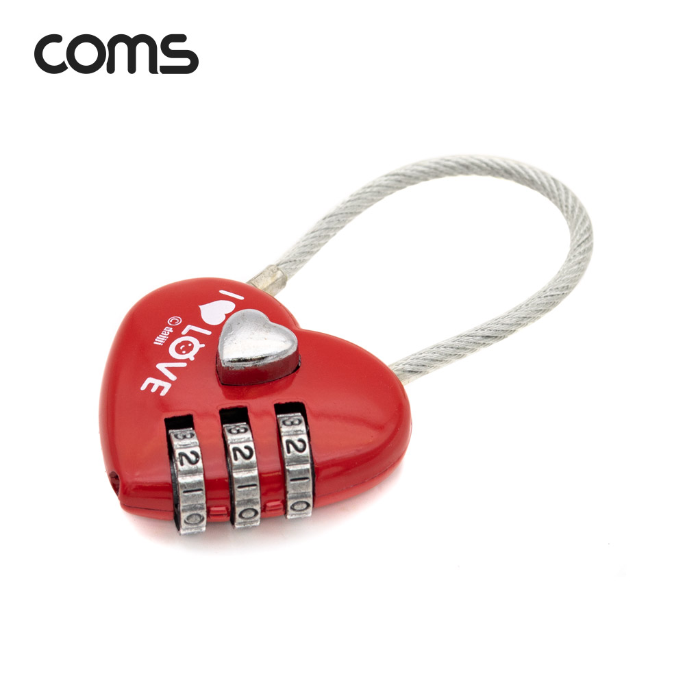 Coms 도난방지 번호키 자물쇠