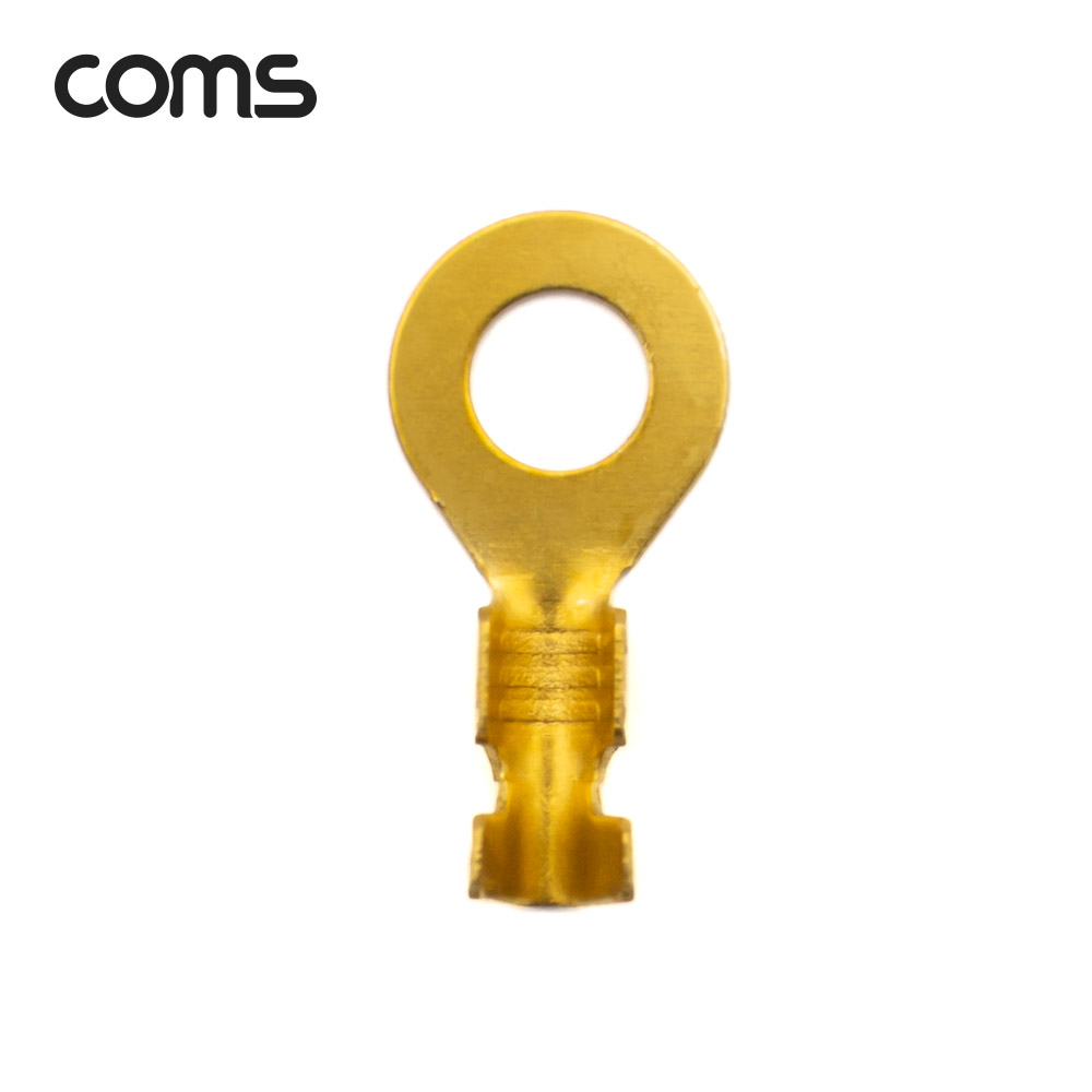 Coms 압착 터미널 링단자 (100pcs), 외경 10mm, 내경 5mm, 비절연형