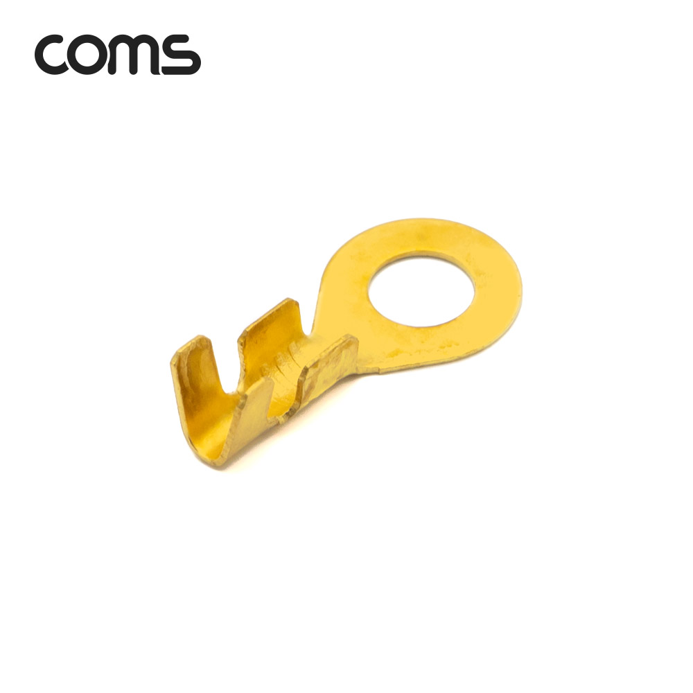 Coms 압착 터미널 링단자 (100pcs), 외경 10mm, 내경 5mm, 비절연형