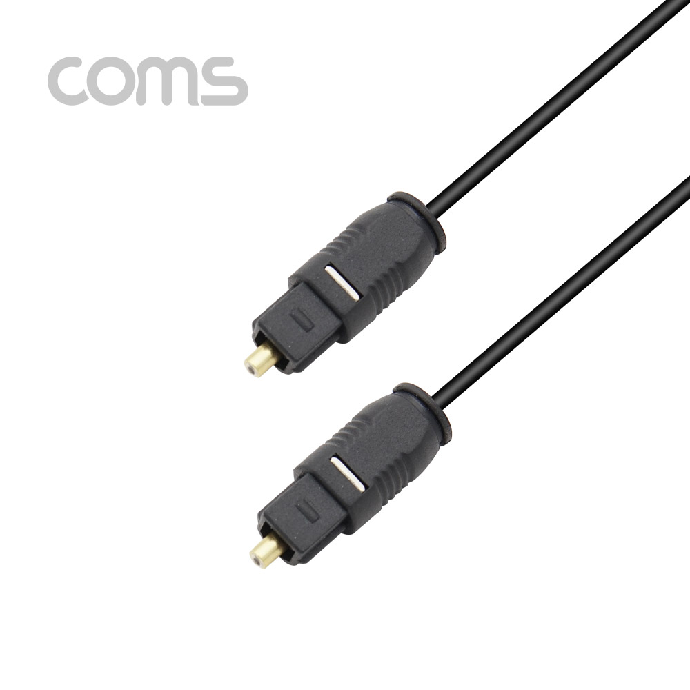 Coms 오디오광 케이블(2∮/각-각) 30cm - 2∮, Toslink to Toslink
