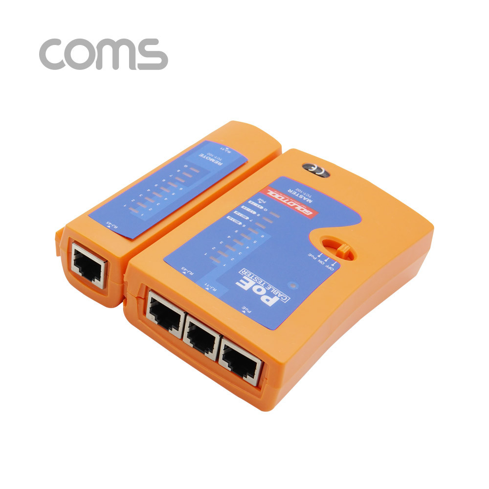 Coms PoE 탐지기 with 랜 테스터기 / 분리형 / 랜 테스트