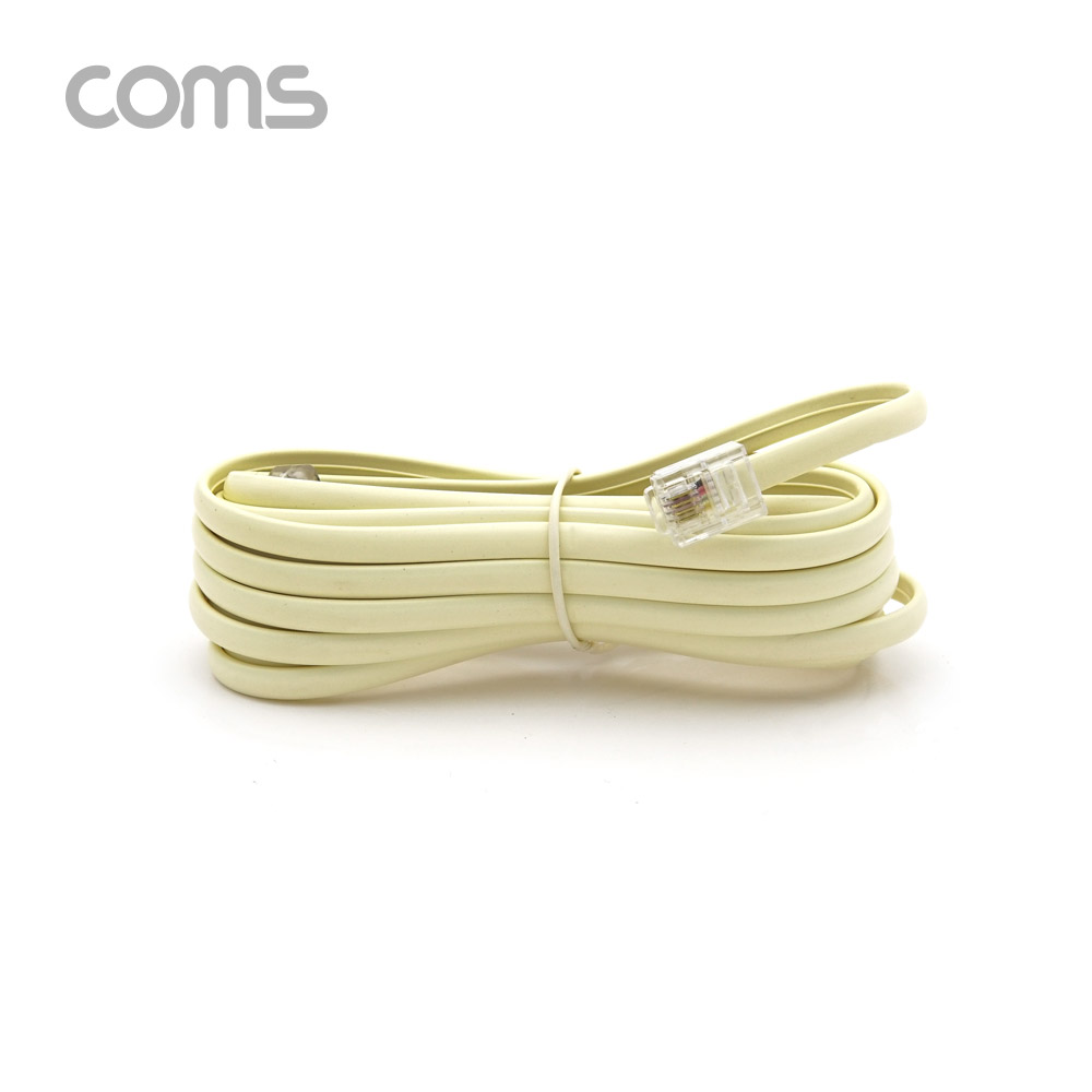 Coms 전화선 케이블 / RJ11(4P4C) MM / 3M