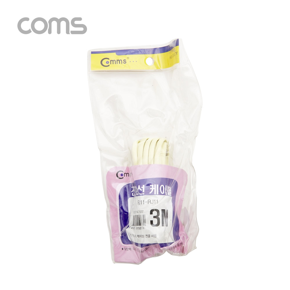 Coms 전화선 케이블 / RJ11(4P4C) MM / 3M