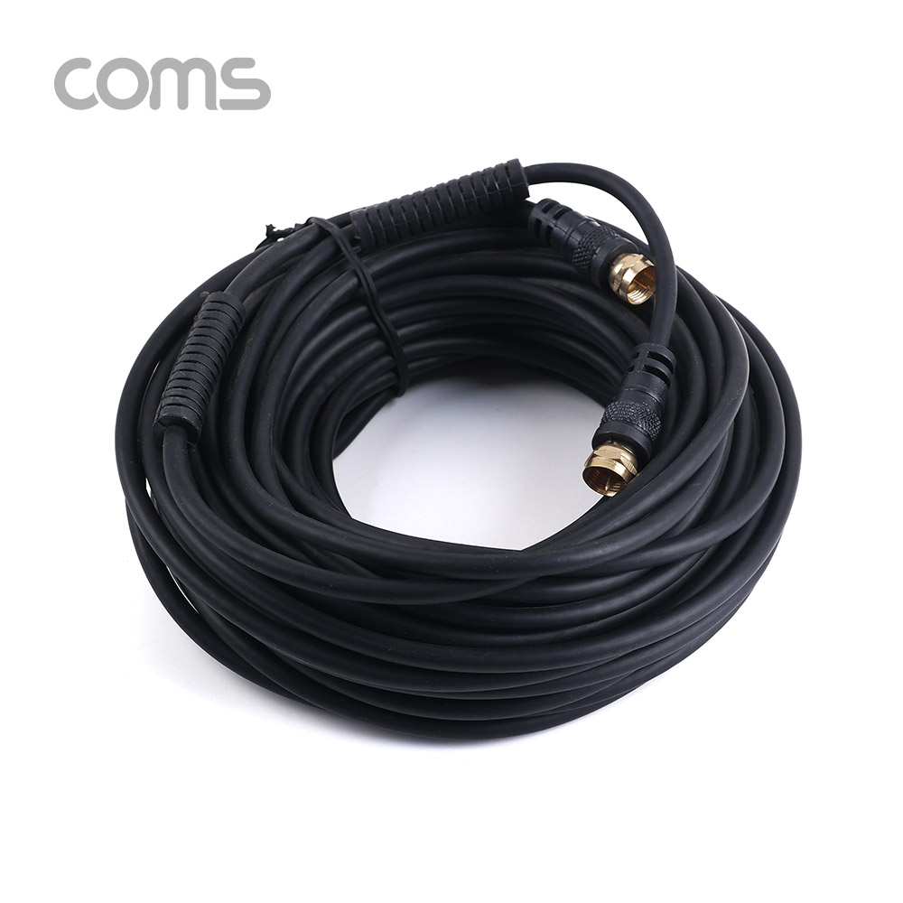 Coms RF 안테나 케이블 (M/M), 고급 / 나사형 / 15M