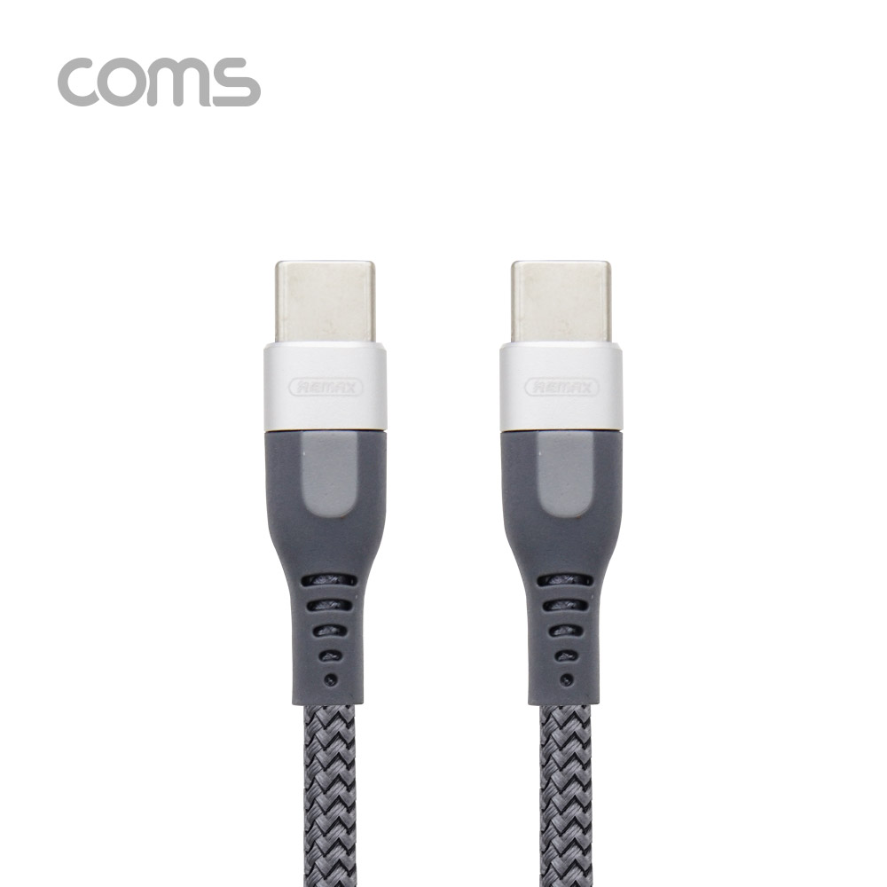 Coms USB 3.1(Type C) 케이블(M/M) 1M / 고속충전 및 데이터전송 USB 2.0(480MB/S) 지원