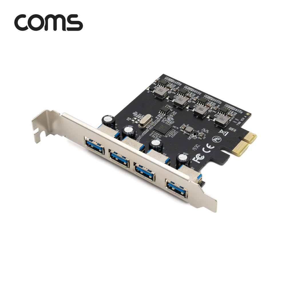 Coms USB 3.0 4Port PCI-express card / 4포트 / PCI-E 카드