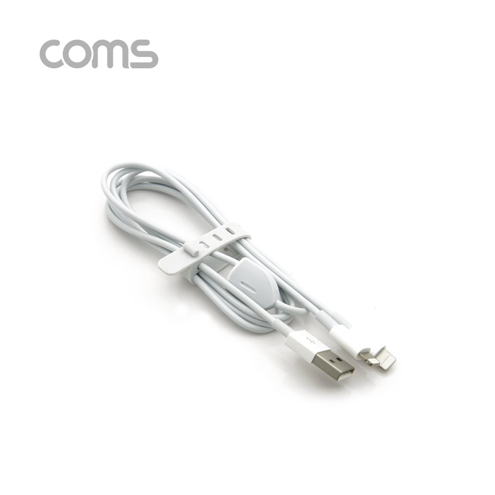 Coms iOS 8P 충전 케이블 (USB 2.0A M/8P M x2) / Y형 / 1.2형