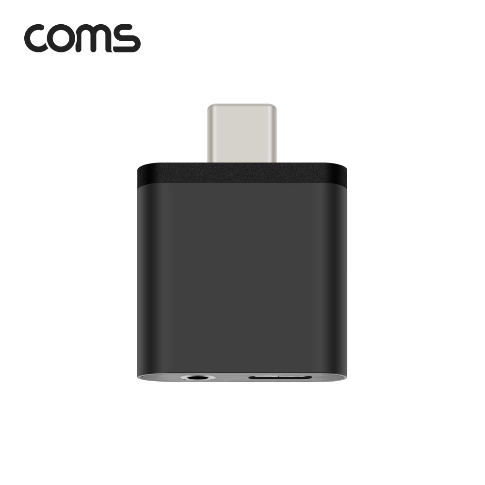 Coms USB 3.1 Type C to 충전 + 3.5mm AUX 젠더 / 컨버터 / 음악감상과 동시 충전, 샤오미/화웨이 전용(국내폰 사용불가)
