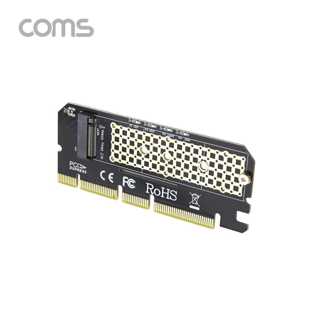 Coms SATA 변환 컨버터(M.2) / KEY M / M.2 to PCI-E 16x / 외장케이스형