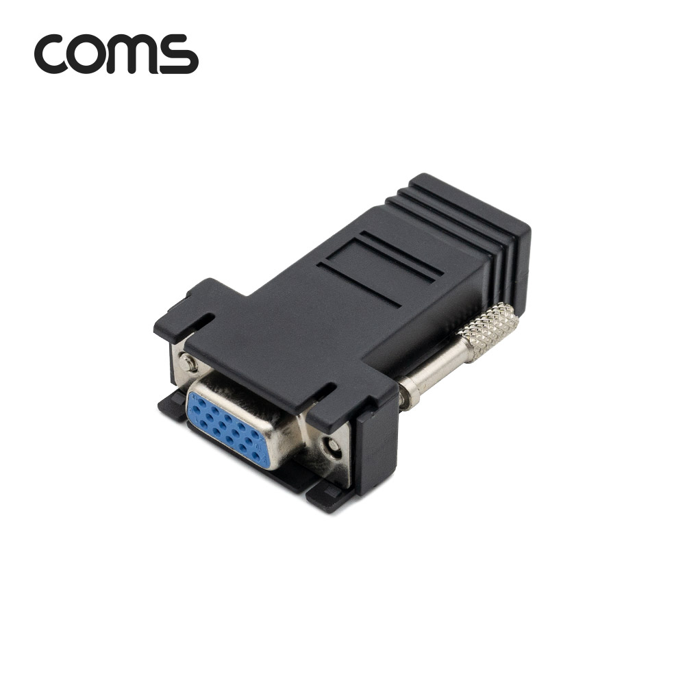 Coms VGA(F) to RJ45(F) 변환젠더