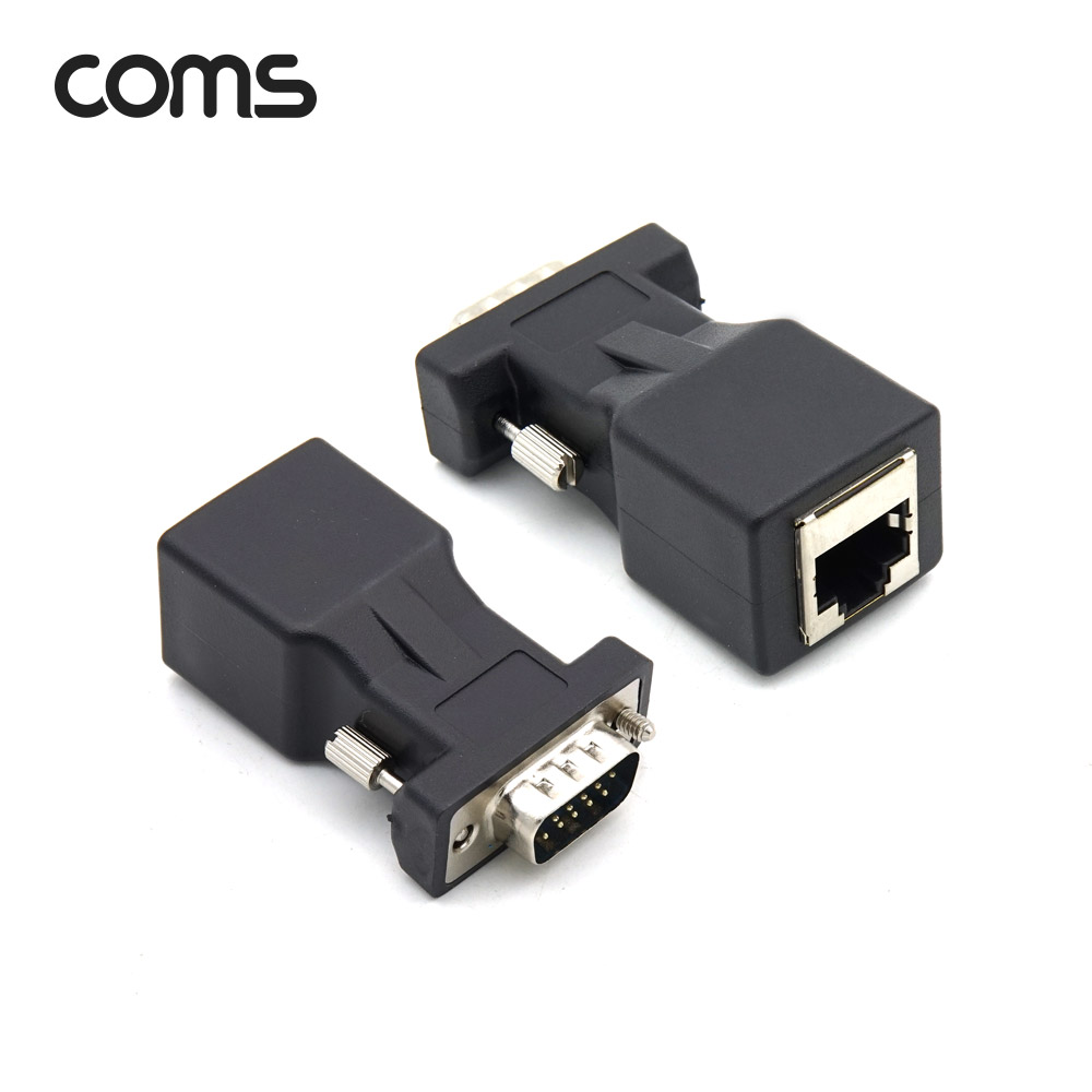 Coms VGA(M) to RJ45(F) 젠더