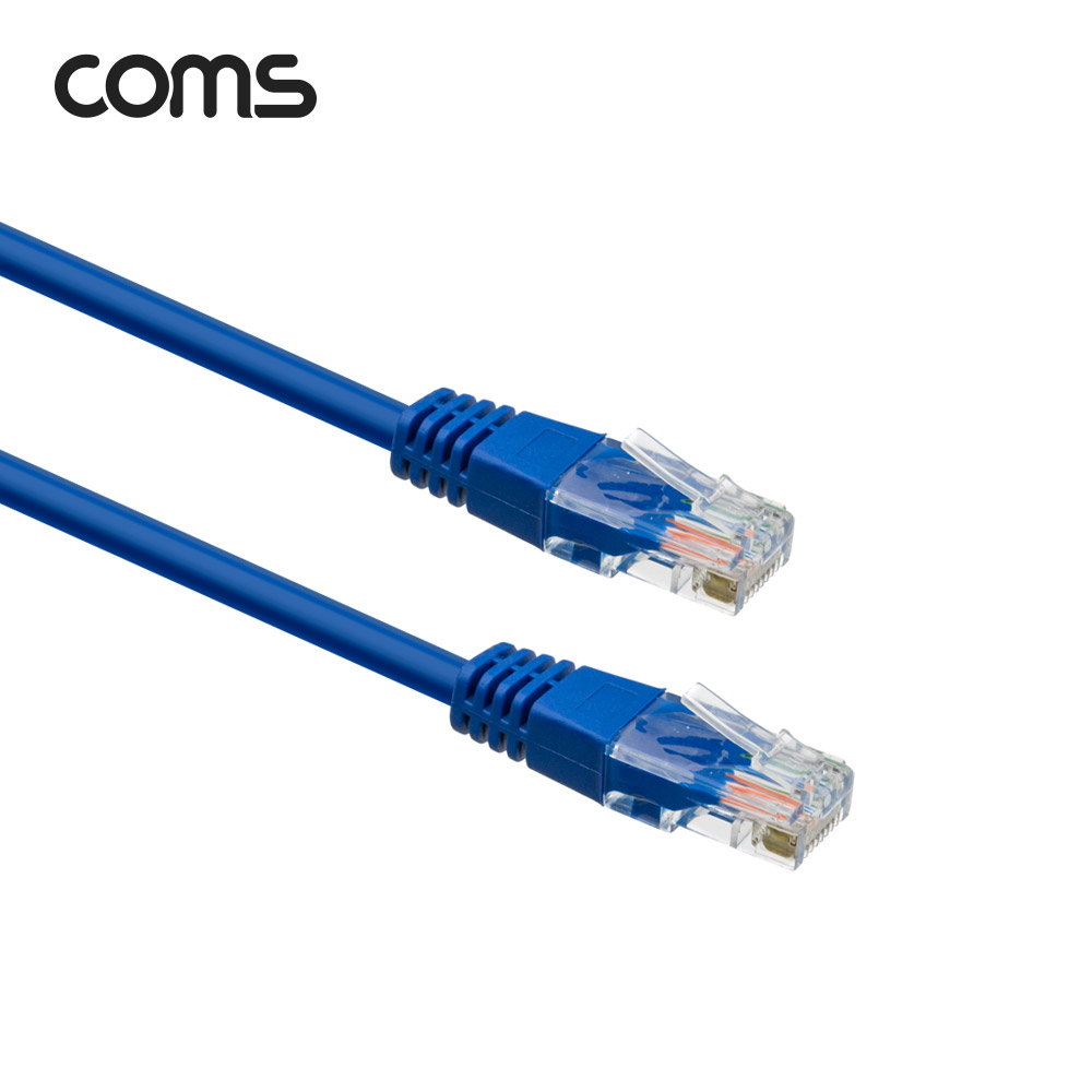 Coms UTP Cat.5e 랜 케이블 / Direct / BLUE / 5M