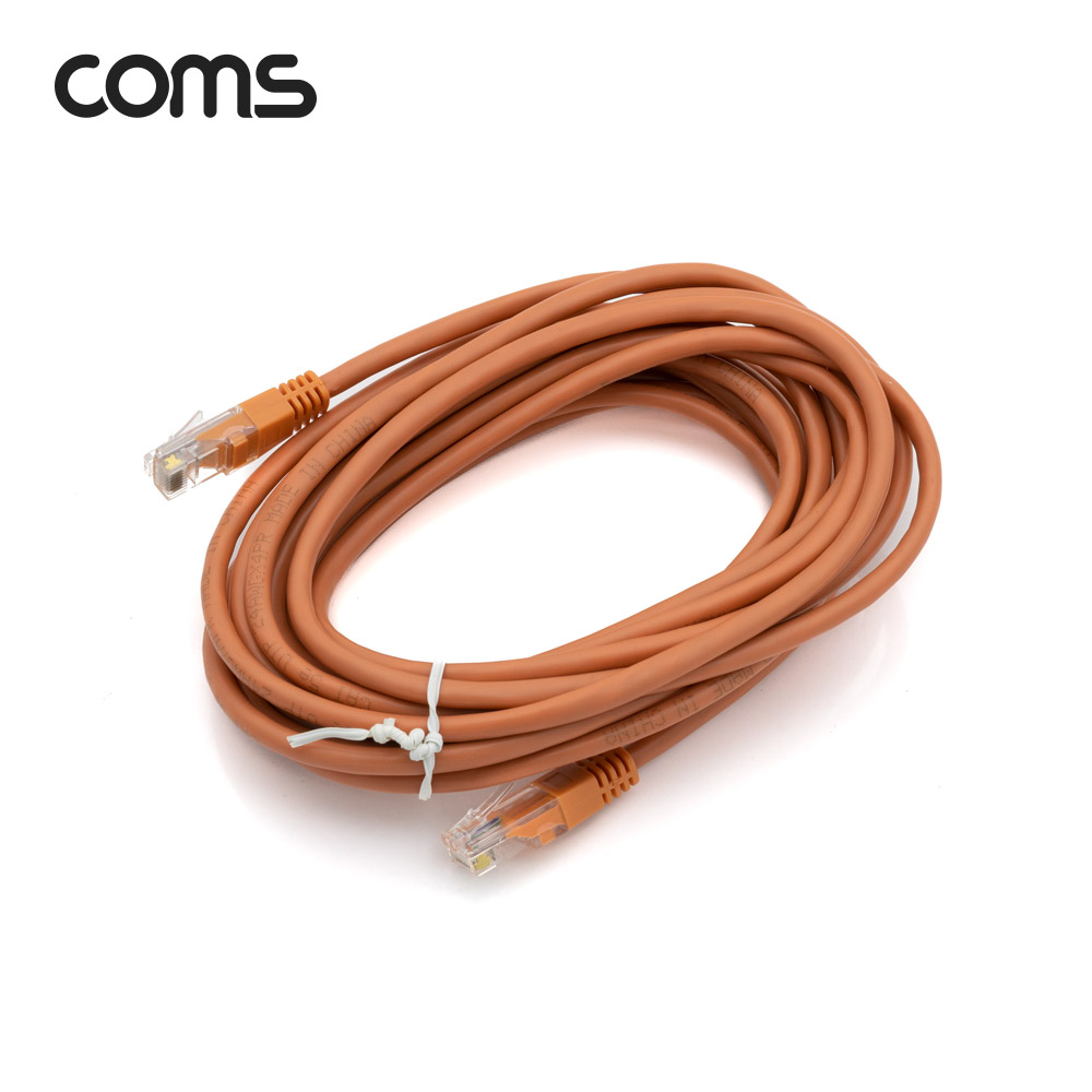 Coms UTP Cat.5e 랜 케이블 / Direct / ORANGE / 5M