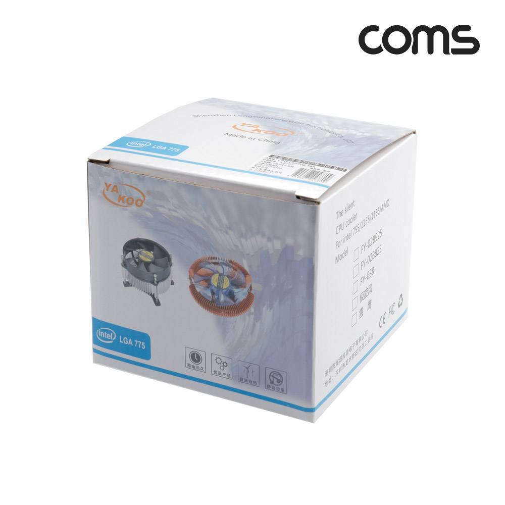 Coms 쿨러 CPU, 90mm / 인텔 소켓용 / LGA 1155/1156