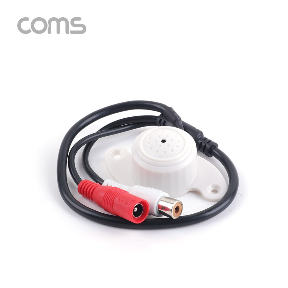 Coms CCTV용 오디오 모니터 마이크 / CCTV 마이크 / 2RCA