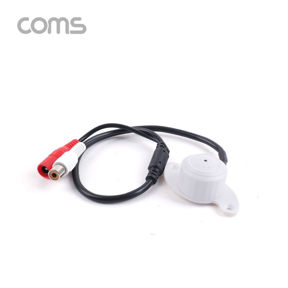 Coms CCTV용 오디오 모니터 마이크 / CCTV 마이크 / 2RCA
