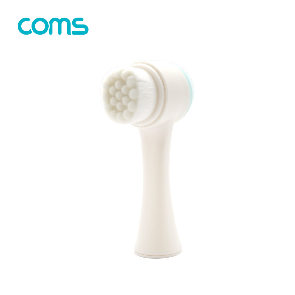 Coms 세면 브러쉬 / 클렌징 세안 브러쉬 / 양면 모공 브러쉬 / 미세모