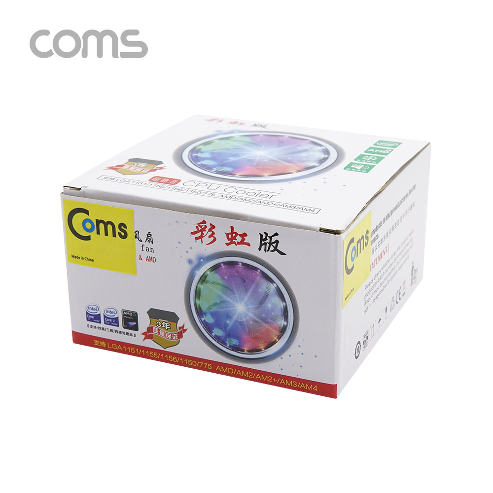 Coms CPU 쿨러 / 120mm / LED