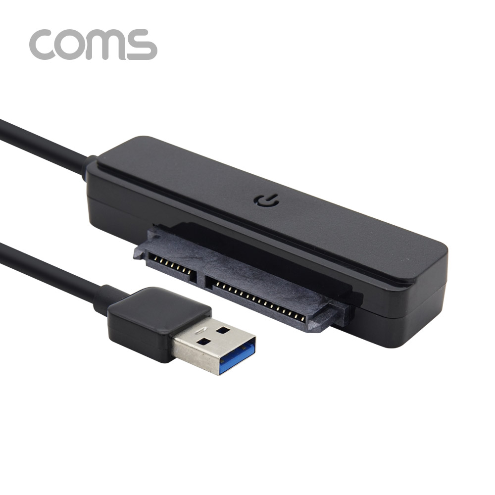 Coms USB 3.0 컨버터 SATA 변환 / 6Gbps / Black / 2.5형 노트북용(무전원)
