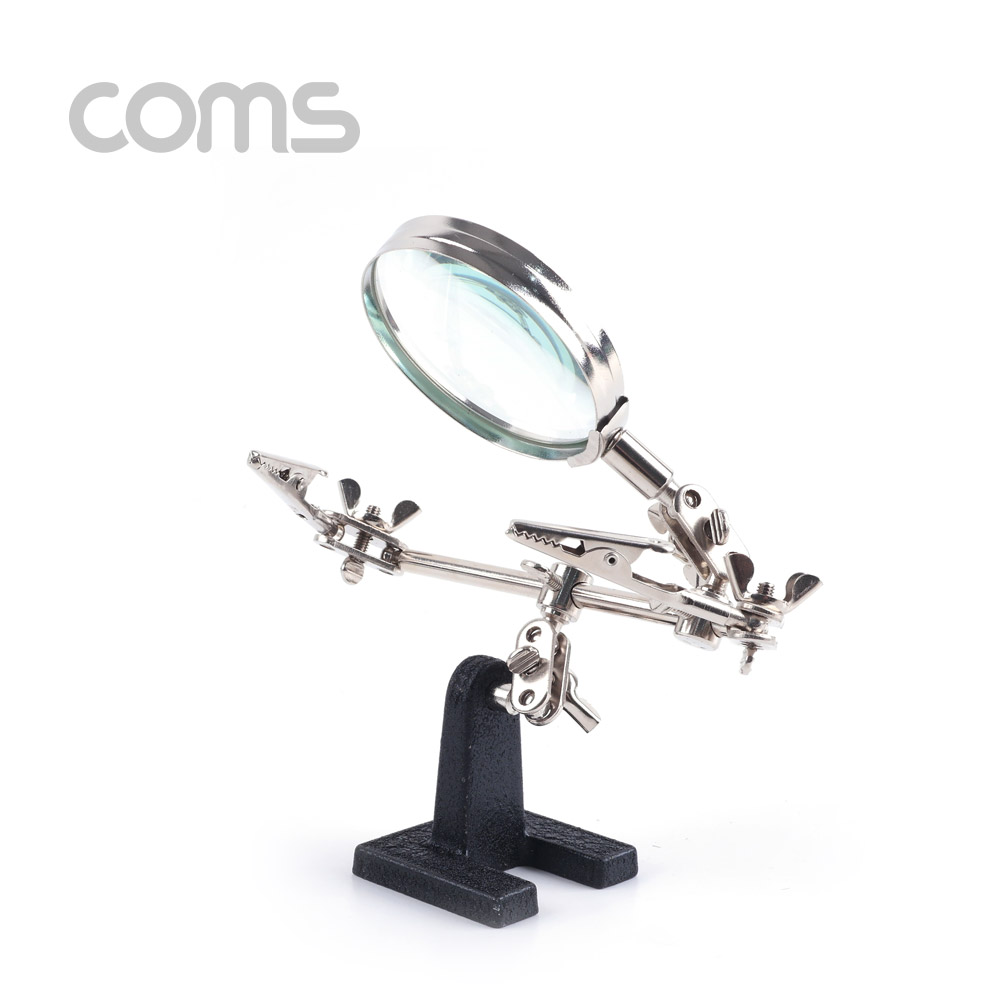 Coms 납땜 보조 스탠드 & 확대경 / 납땜 보조기 / 스탠드형 / 2.5 형