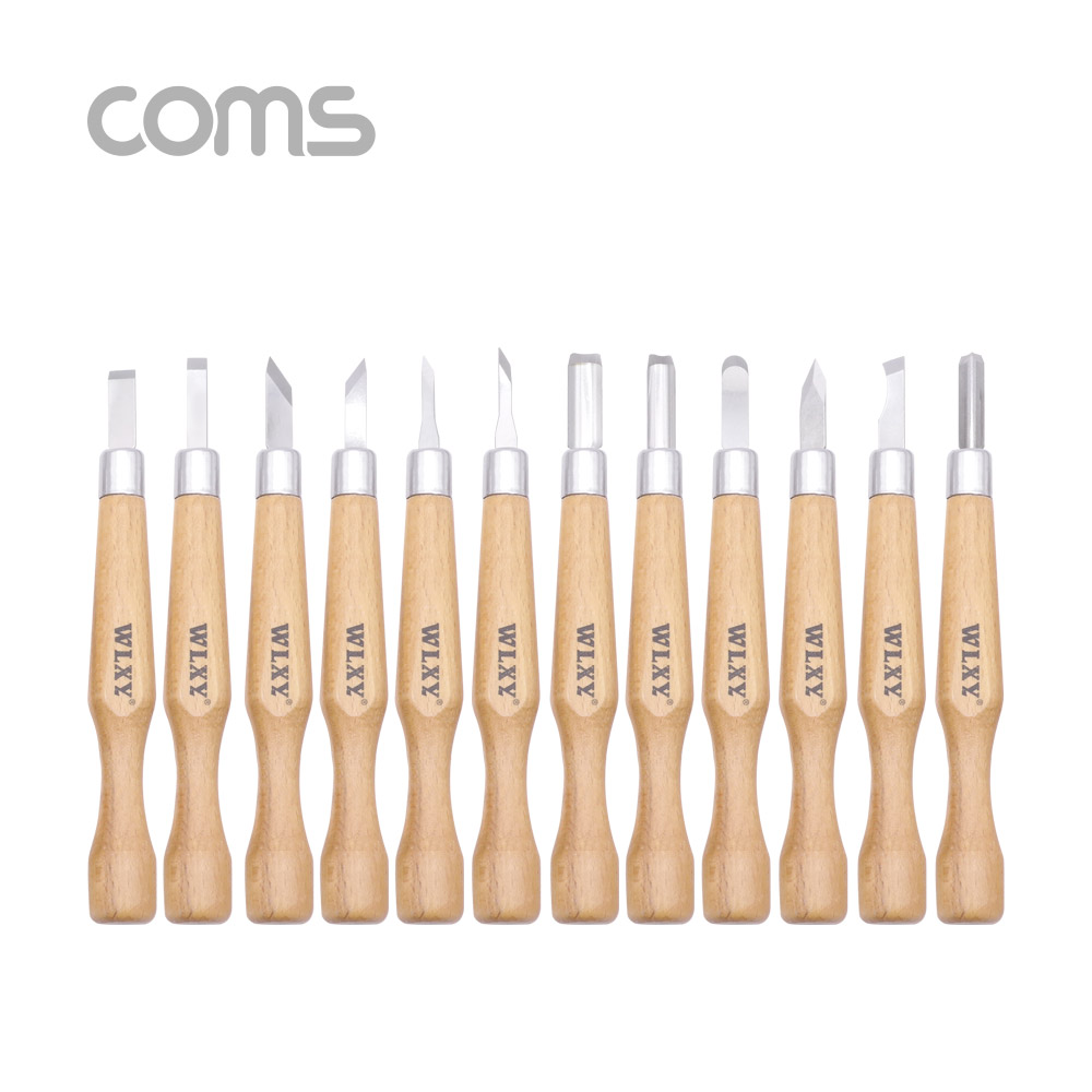 Coms 조소 세트 12pcs / 판화 / 목공용 / 조각도
