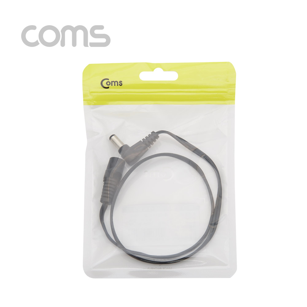 Coms DC 전원 변환 케이블, 5.5(2.1) F / 5.5(2.1) M, 꺾임형(꺽임) 50CM