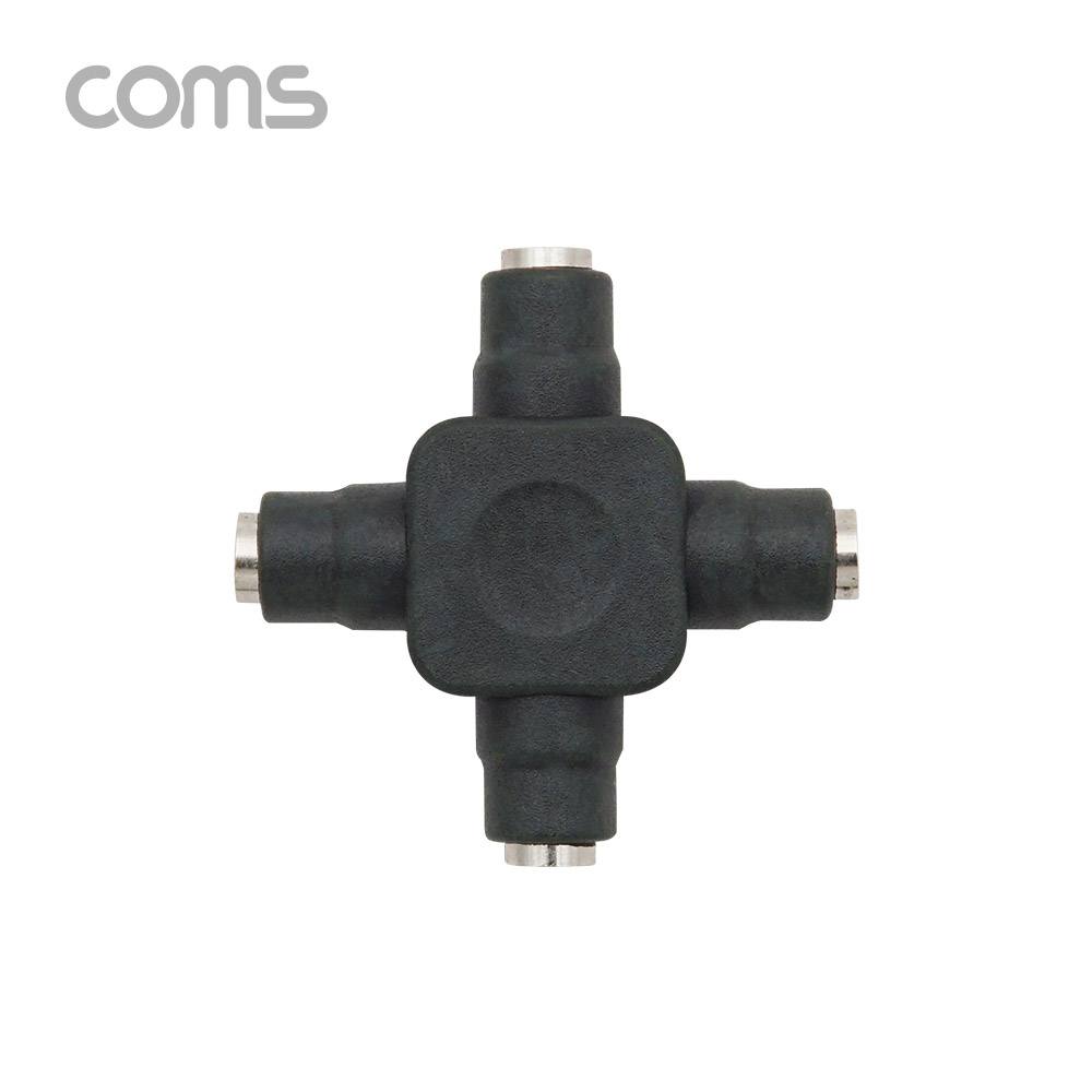 Coms DC 전원 젠더 (DC3.5/1.3 F)x4 / +자