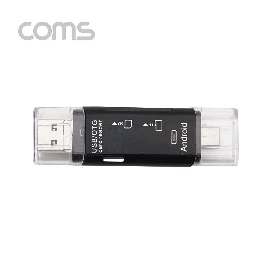 Coms USB 3.1 (Type C) 카드리더기(3 in 1), TF(Micro SD) / SD, Micro 5P , USB 2.0