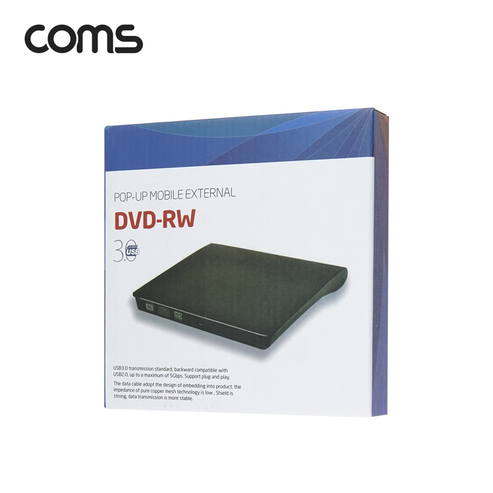 Coms USB 3.1 Type C 외장형 ODD DVD-RW(Read/Writer)